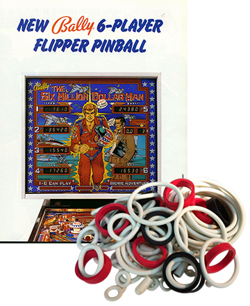 The Six Million Dollar Man Rubber Set - Image 1