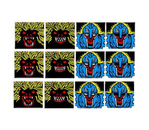 Swords Of Fury Target Decal Set