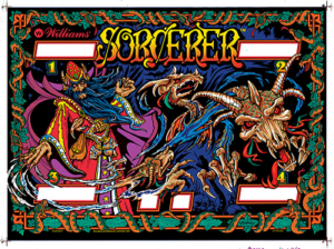 Sorcerer Backglass