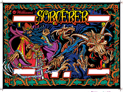 Sorcerer Backglass - Image 1