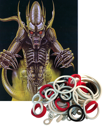 Space Invaders Rubberset - Image 1