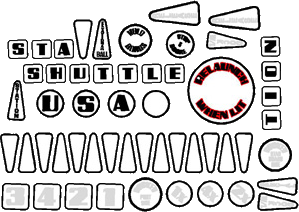 Space Station Insert Decals