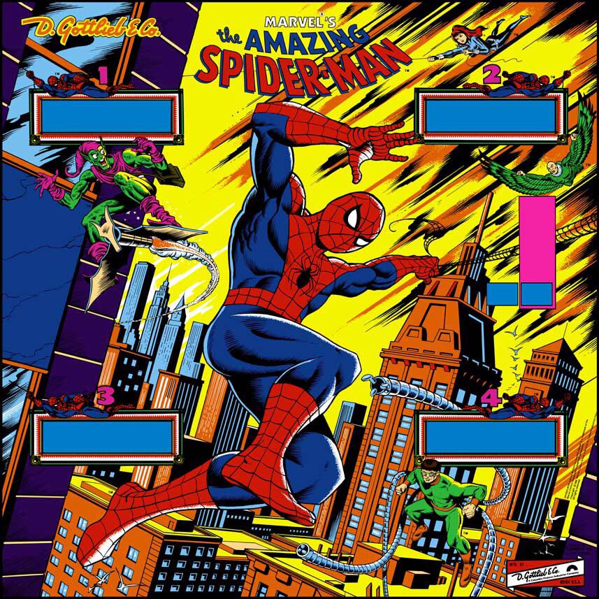 The Amazing Spider-Man Backglass - Image 1