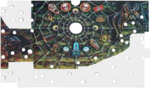 Scared Stiff Backbox Spider Plastic