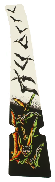 Scared Stiff Bat Ramp Decal