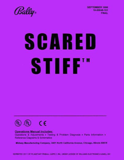 Scared Stiff Manual - Image 1