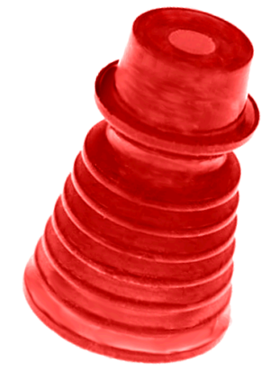 Star Post Ripped Red C-951-1