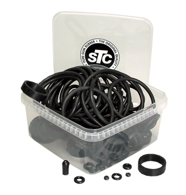 STC Assortiment pinball rubbers zwart - Image 1