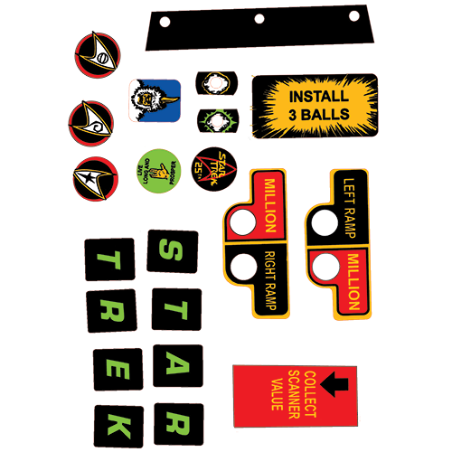 Star Trek 25th Anniversary Decal Set - Image 1