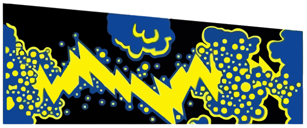 Lightning Cabinet Stencil Kit - Image 1