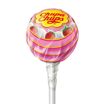 Chupa Chups Strawberry and Cream - Image 1