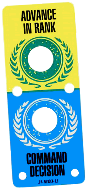 Star Trek TNG Advance in Rank / Command Decision Plastic