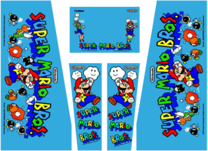 Super Mario Bros. Cabinet Decals