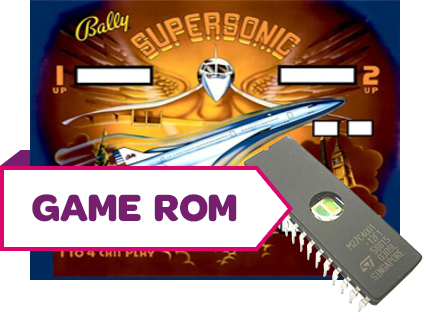 Supersonic CPU Game Rom Set - Image 1