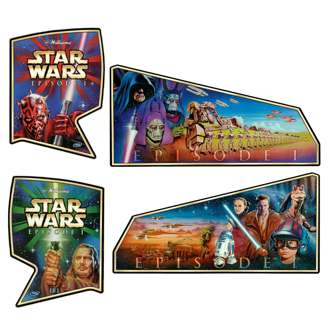 Star Wars Episode 1 Cabinet Decals (Next Gen) - Image 1