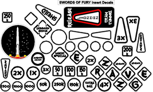 Swords Of Fury Insert Decals - Image 1