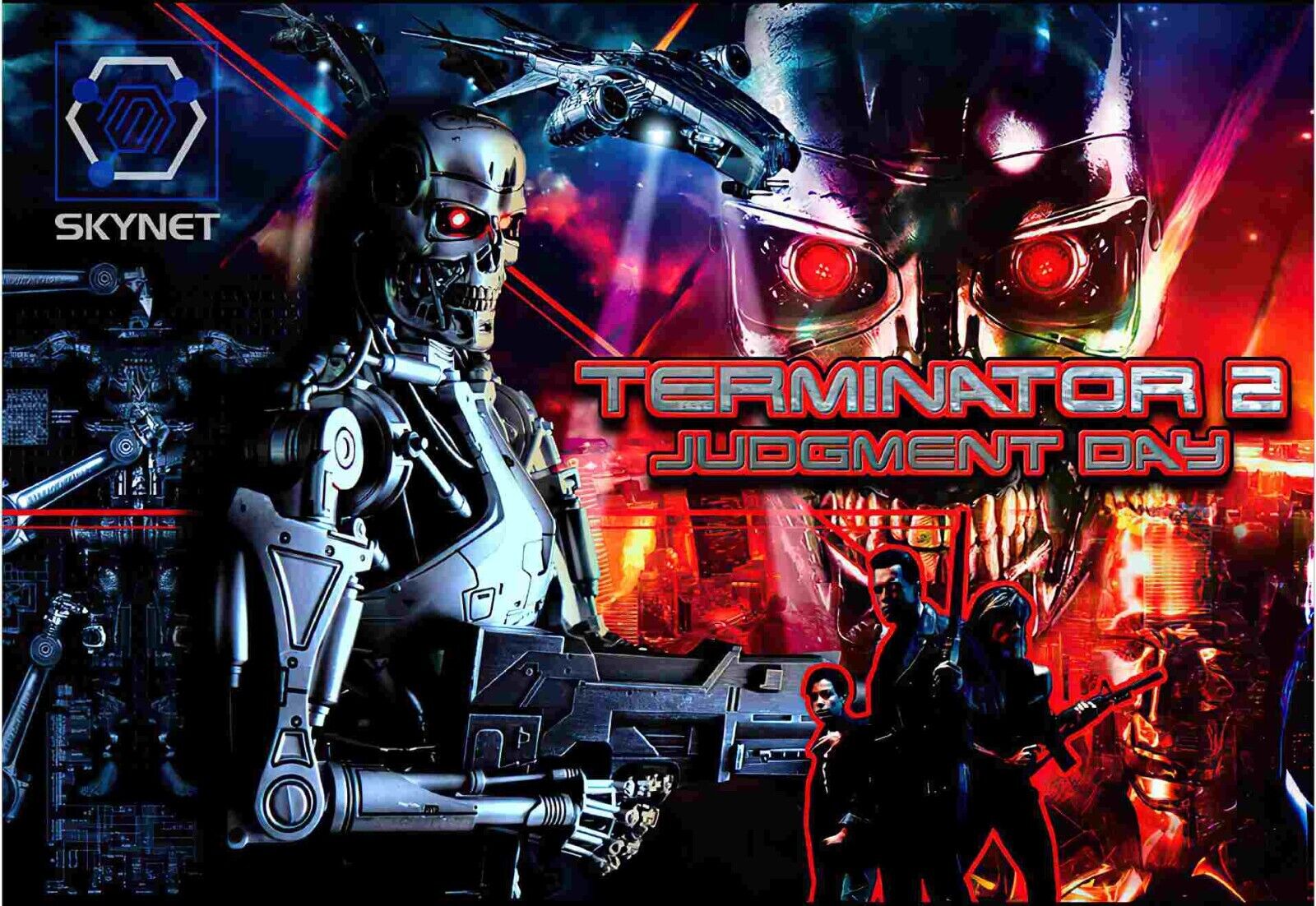 Terminator 2 Alternate Translite 3 - Image 1