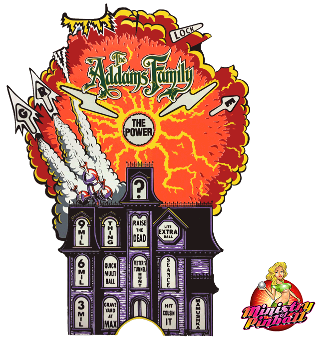 Addams Family Magnet & Mansion Overlay - Image 1