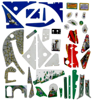 Addams Family Plastic Set