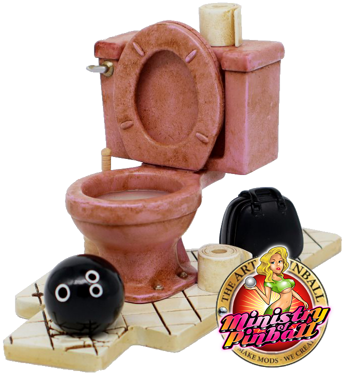 The Big Lebowski Toilet Scoop by The Art of Pinball