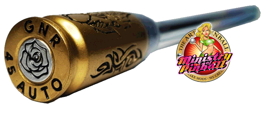 Guns N’ Roses  Sculpted Bullit Rod Shooter by The Art of Pinball - Image 1