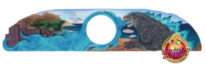 Godzilla Sculpted Action Button V2 by The Art of Pinball