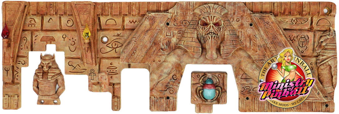 Iron Maiden Sculpted Backboard by The Art of Pinball