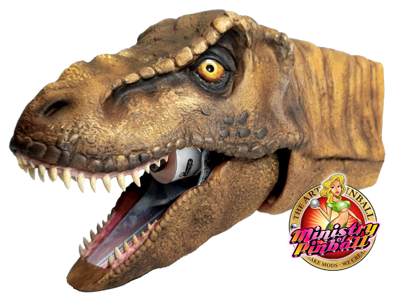 Jurassic Park Sculpted T-Rex Head by The Art of Pinball - Image 1