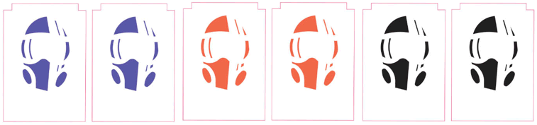 Vector Target Decals laminated - Image 1