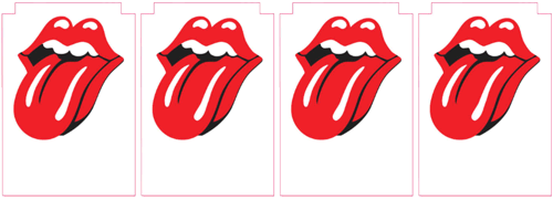 Rolling Stones Decals laminated - Image 1