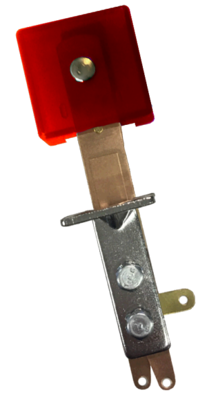 Target Switch 3D Square Translucent Red