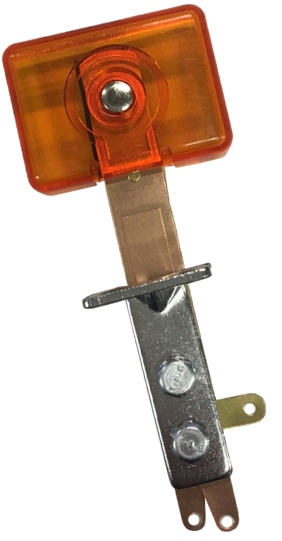 Target Stand Up 3D Wide Transparent Orange - Image 1