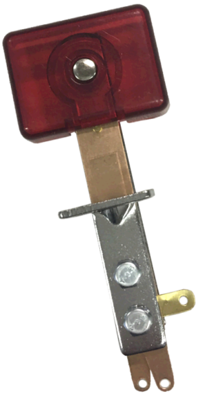 Target Stand Up 3D Wide Transparent Red