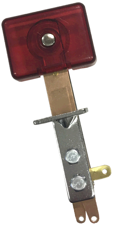 Target Stand Up 3D Wide Transparent Red - Image 1