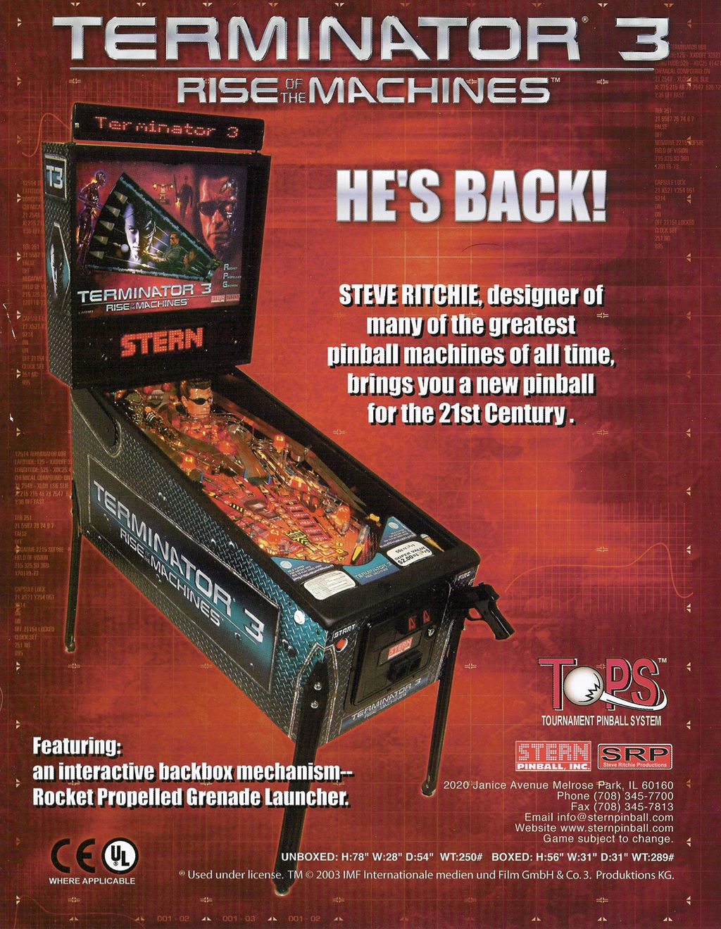 Terminator 3 Flyer - Image 1