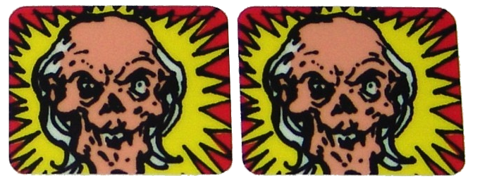 Tales from the Crypt Spinner Decals Laminated - Image 1