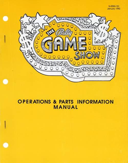 The Bally Game Show Manual