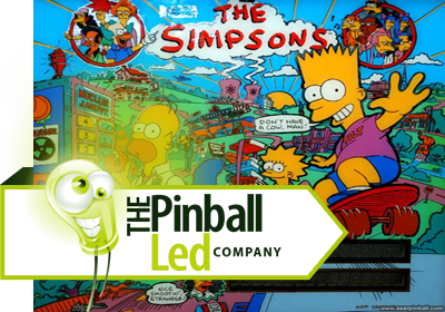 The Simpsons UltiFlux Playfield LED Set