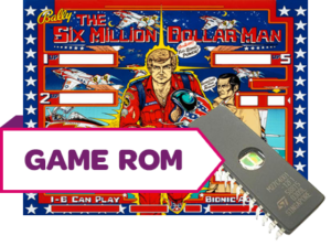 The Six Million Dollar Man CPU Game Rom Set