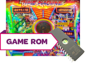 Time Machine CPU Game Rom IC2
