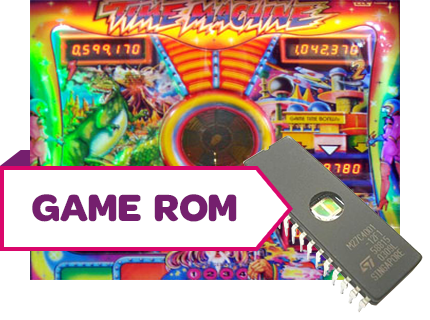 Time Machine CPU Game Rom IC2 - Image 1