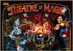 Theatre of Magic Acrylic Backglass