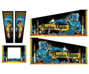 Tales of the Arabian Night Cabinet Decals Blue Version (Next Gen)
