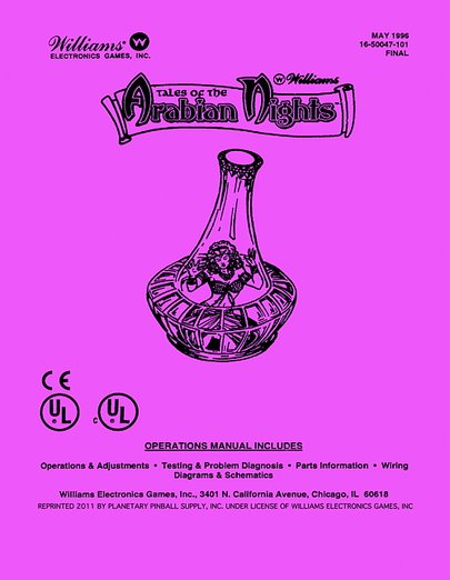 Tales Of The Arabian Nights Manual - Image 1