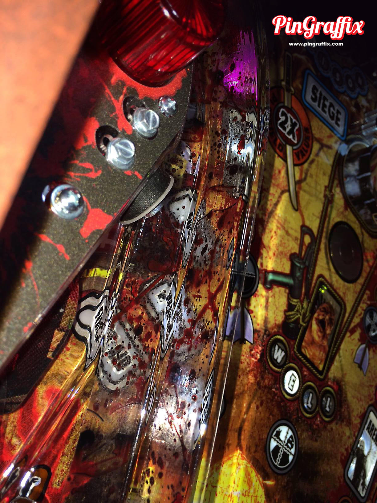 The Walking Dead Blood Splater Ramp Decal - Image 3