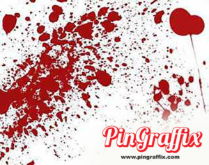 The Walking Dead Blood Splater Ramp Decal