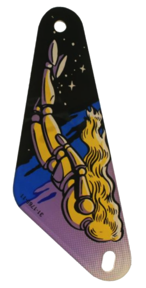 Twilight Zone Plastic Slingshot Left Number 8