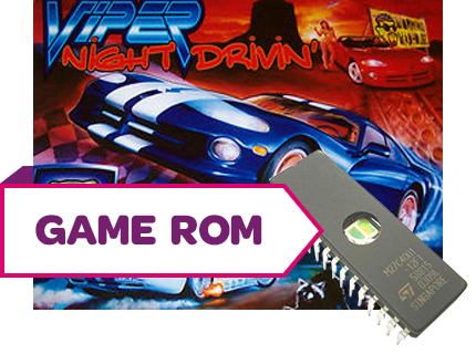 Viper Night Drivin Game/Display Rom Set - Image 1