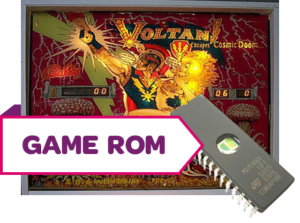Voltan Escapes Cosmic Doom CPU Game Rom Set