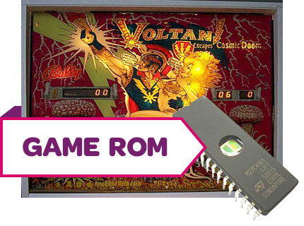 Voltan Escapes Cosmic Doom CPU Game Rom Set - Image 1